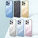 iPhone 12 Pro Wing Plating Series Semi-transparent Frosted Phone Case - Sierra Blue