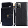 iPhone 12 Pro Zipper Bag PU + TPU Horizontal Flip Leather Case with Holder & Card Slot & Wallet & Lanyard / 12 - Black