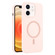 iPhone 12 Pure Color Liquid Silicone MagSafe Phone Case - Pink