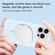 iPhone 12 Pure Color Liquid Silicone MagSafe Phone Case - White