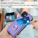 iPhone 12 R20 Ring Card Holder Phone Case - Purple