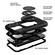 iPhone 12 Shield PC Hybrid Silicone Phone Case - Black