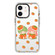 iPhone 12 Simple Illustration Pattern Full Coverage Phone Case - Twin Stars A