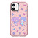 iPhone 12 Simple Illustration Pattern Full Coverage Phone Case - Twin Stars B