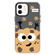 iPhone 12 Skin Feeling Jelly TPU Hybrid PC Phone Case - Cookie Black