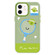 iPhone 12 Skin Feeling Jelly TPU Hybrid PC Phone Case - Play Tennis Green