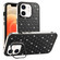 iPhone 12 Starry Bling Diamonds Lens Holder Phone Case - Black