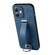 iPhone 12 SULADA Cool Series PC + Leather Texture Skin Feel Shockproof Phone Case - Blue
