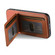 iPhone 12 Twill Fabric Leather Vertical Flip RFID Card Bag Phone Case - Brown