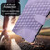 iPhone 12/12 Pro YX0060 Elephant Head Embossed Phone Leather Case with Lanyard - Light Purple