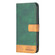 iPhone 12 mini BF11 Color Matching Skin Feel Leather Phone Case - Green