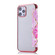 iPhone 12 mini Bronzing Plating PU + TPU Horizontal Flip Leather Case with Holder & Card Slot - Pink Purple