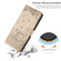 iPhone 12 mini Cat Embossing Pattern Leather Phone Case with Lanyard - Beige