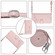 iPhone 12 mini Cat Rat Embossed Pattern RFID Leather Phone Case with Lanyard - Pink