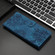 iPhone 12 mini Cherry Blossom Butterfly Skin Feel Embossed PU Phone Case - Blue
