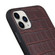 iPhone 12 mini Crocodile Texture Leather Protective Case - Blue