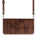 iPhone 12 mini Crossbody Football Texture Magnetic PU Phone Case - Brown