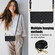 iPhone 12 mini Crossbody Multifunction Rhombic Leather Phone Case - Black