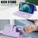 iPhone 12 mini Crossbody Multifunction Rhombic Leather Phone Case - Purple