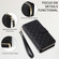 iPhone 12 mini Crossbody Rhombic Zipper Tower Buckle Leather Phone Case with Lanyard - Black