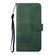 iPhone 12 mini Cubic Skin Feel Flip Leather Phone Case - Green