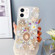 iPhone 12 mini Diamond Inlaid Rose PC Phone Case - White