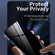 iPhone 12 mini Double Sides Tempered Glass Magnetic Adsorption Metal Frame Anti-peep Screen Case - Gold