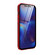 iPhone 12 mini Double Sides Tempered Glass Magnetic Adsorption Metal Frame HD Screen Case - Red