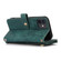 iPhone 12 mini Dream 9-Card Wallet Zipper Bag Leather Phone Case - Green