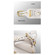 iPhone 12 mini Electroplated TPU Crocodile Pattern Leather Case with Wrist Strap - White