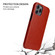 iPhone 12 mini Fierre Shann Business Magnetic Horizontal Flip Genuine Leather Case - Brown