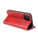 iPhone 12 mini Fierre Shann PU Genuine Leather Texture Horizontal Flip Leather Case with Holder & Card Slots & Wallet - Red