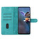 iPhone 12 mini Flower Butterfly Embossing Pattern Leather Phone Case - Sky Blue