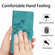iPhone 12 mini Flower Butterfly Embossing Pattern Leather Phone Case - Sky Blue