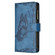 iPhone 12 mini Flying Butterfly Embossing Pattern Zipper Horizontal Flip Leather Case with Holder & Card Slots & Wallet - Blue