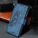 iPhone 12 mini Flying Butterfly Embossing Pattern Zipper Horizontal Flip Leather Case with Holder & Card Slots & Wallet - Blue