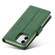 iPhone 12 mini Forwenw F1 Series Matte Strong Magnetism Horizontal Flip Leather Case with Holder & Card Slots & Wallet & Photo Frame - Green