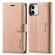 iPhone 12 mini Forwenw F1 Series Matte Strong Magnetism Horizontal Flip Leather Case with Holder & Card Slots & Wallet & Photo Frame - Rose Gold