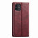 iPhone 12 mini LC.IMEEKE RFID Anti-theft Leather Phone Case - Red