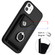 iPhone 12 mini Organ Card Bag Ring Holder Phone Case with Long Lanyard - Black