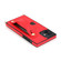 iPhone 12 mini PU+TPU Shockproof Protective Case with Crossbody Lanyard & Holder & Card Slot & Wrist Strap - Red