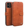 iPhone 12 mini QIALINO Business Magnetic Horizontal Flip Leather Case with Card Slots & Wallet - Light Brown
