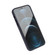 iPhone 12 mini QIALINO Shockproof Cowhide Leather Protective Case - Blue