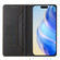 iPhone 12 mini RC01 Dual-Folded Magnetic Suction RFID Leather Phone Case - Black
