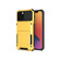 iPhone 12 mini Scratch-Resistant Shockproof Heavy Duty Rugged Armor Protective Case with Card Slot - Yellow