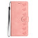iPhone 12 mini Seven Butterflies Embossed Leather Phone Case - Pink