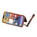 iPhone 12 mini Shockproof Horizontal Flip Protective Case with Holder & Card Slots & Wallet & Photo Frame & Short Lanyard - Coffee