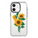 iPhone 12 mini Simple Illustration Pattern Full Coverage Phone Case - Sunflowers A