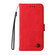 iPhone 12 mini Skin Feel Life Tree Metal Button Horizontal Flip Leather Case with Holder & Card Slot & Wallet & Photo Frame & Strap - Red