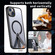iPhone 12 mini Star Shine Series TPU + PC MagSafe Phone Case with Fold Holder - Black